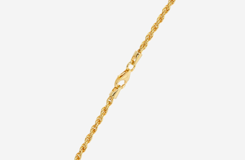 IX Rope Gold Plated Necklace