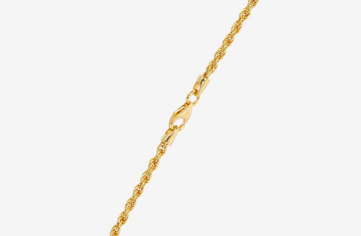 IX Rope Gold Plated Necklace