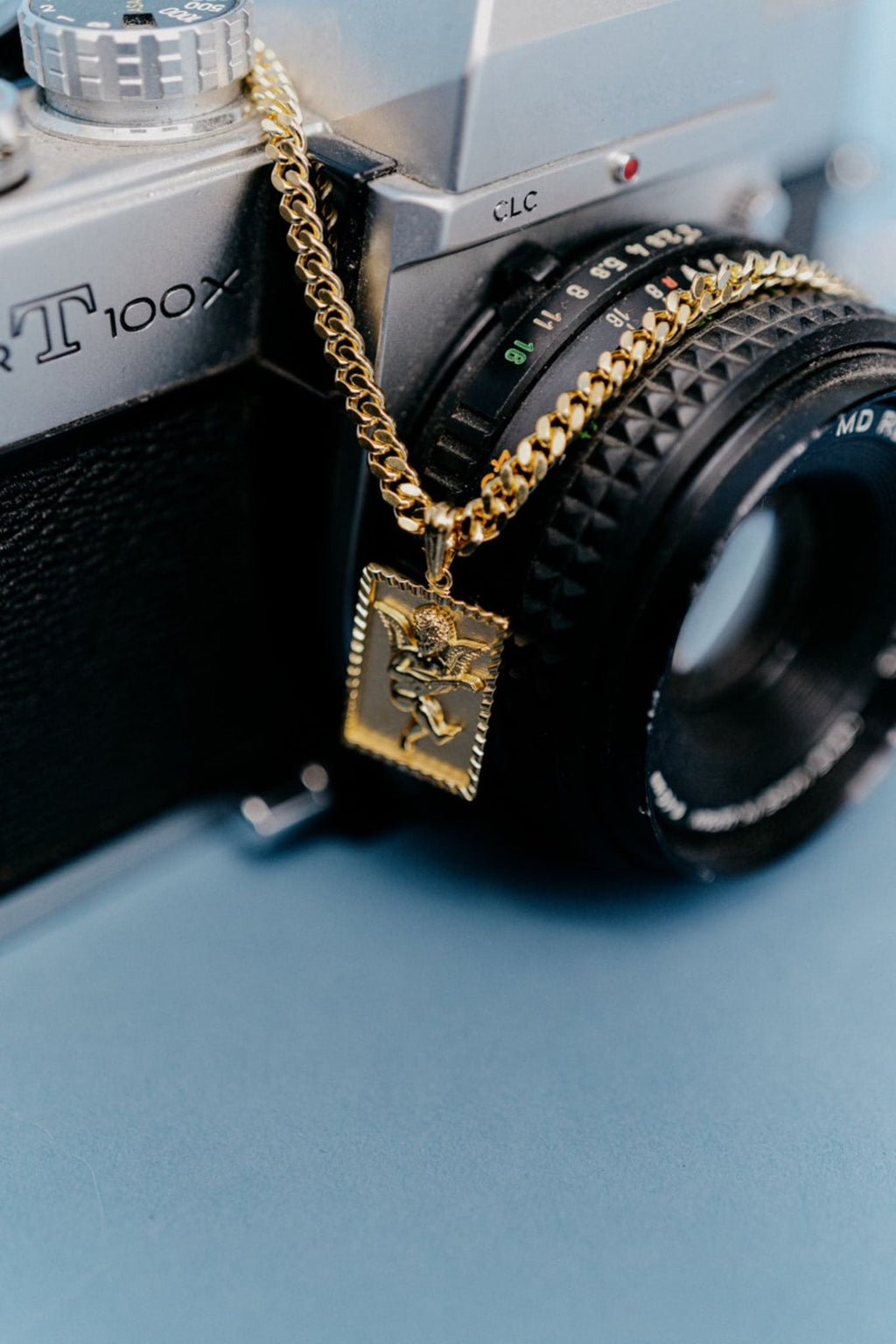 IX Angel Gold Plated Pendant