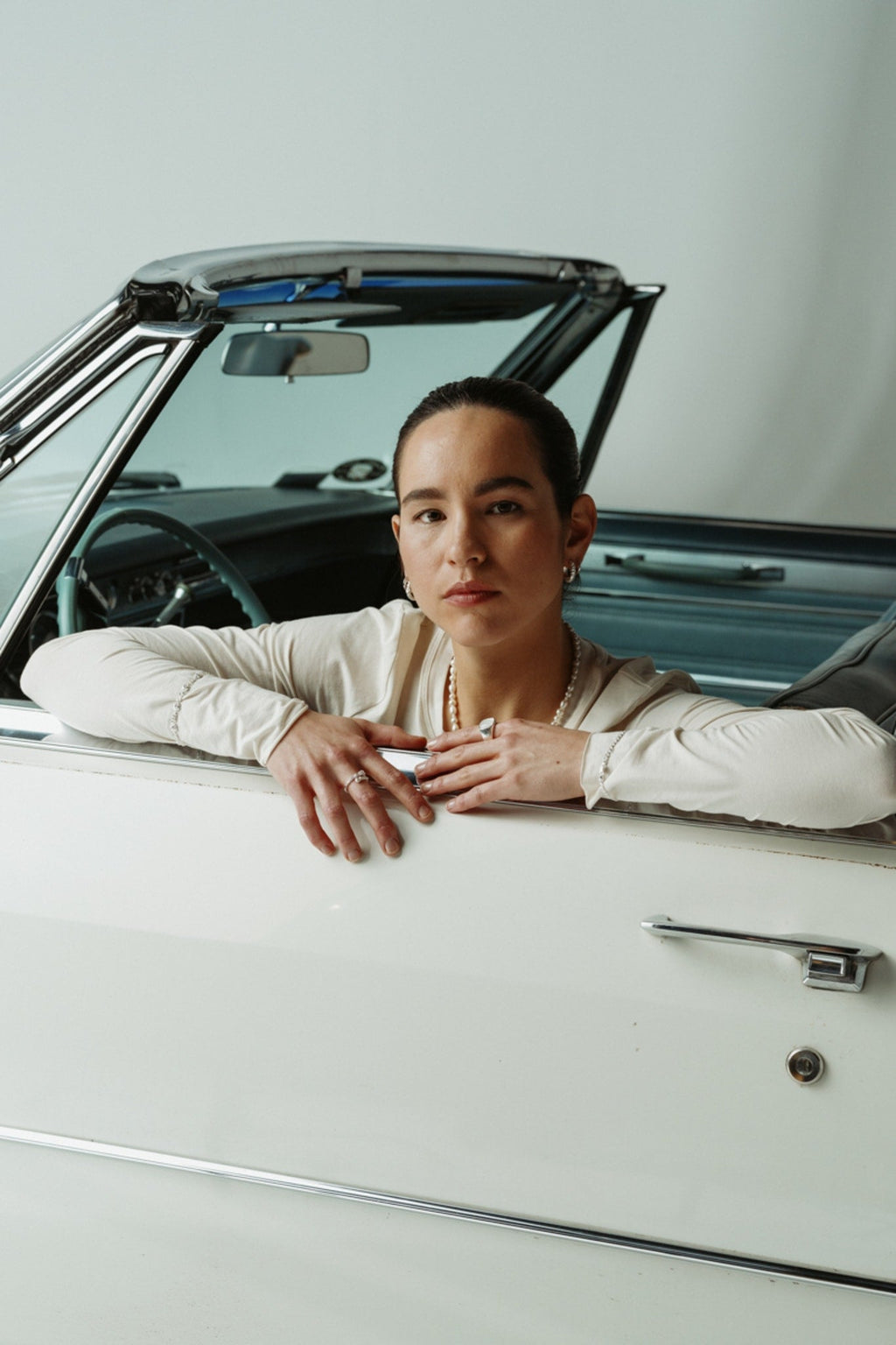 IX Rock Curb armbånd Sølv