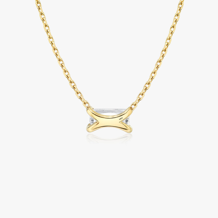 Iconic Baguette Halskette 14K Gold I Labor-Diamanten