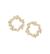 Big Organic Nr 01 Ohrringe aus 18K Gold, Weißgold oder Rosegold I Diamanten