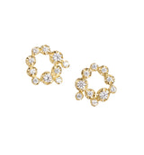 Middle Circle Nr 01 Ohrringe aus 18K Gold, Weißgold oder Rosegold I Diamanten