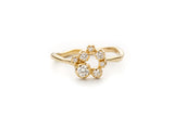 Small Circle Nr. 01 Diamant-Ring aus 18K Gold, Weißgold oder Rosegold