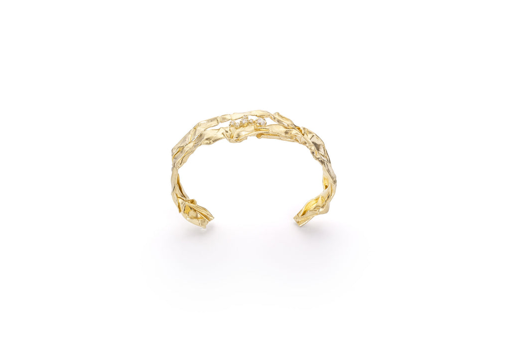 Fusion No 01 18K Gold, Whitegold or Rosegold Bracelet w. Diamonds