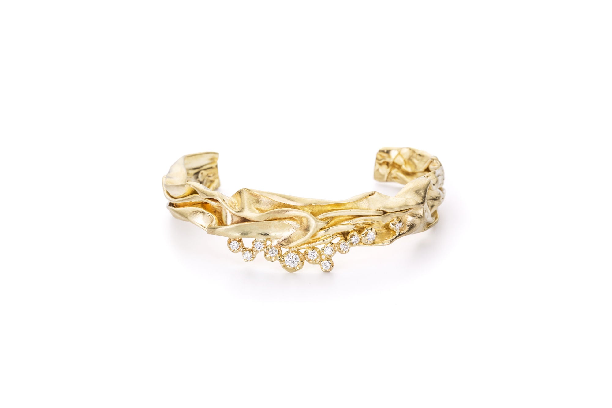 Fusion No 02 18K Guld, Hvidguld eller Rosaguld Armbånd m. Diamanter