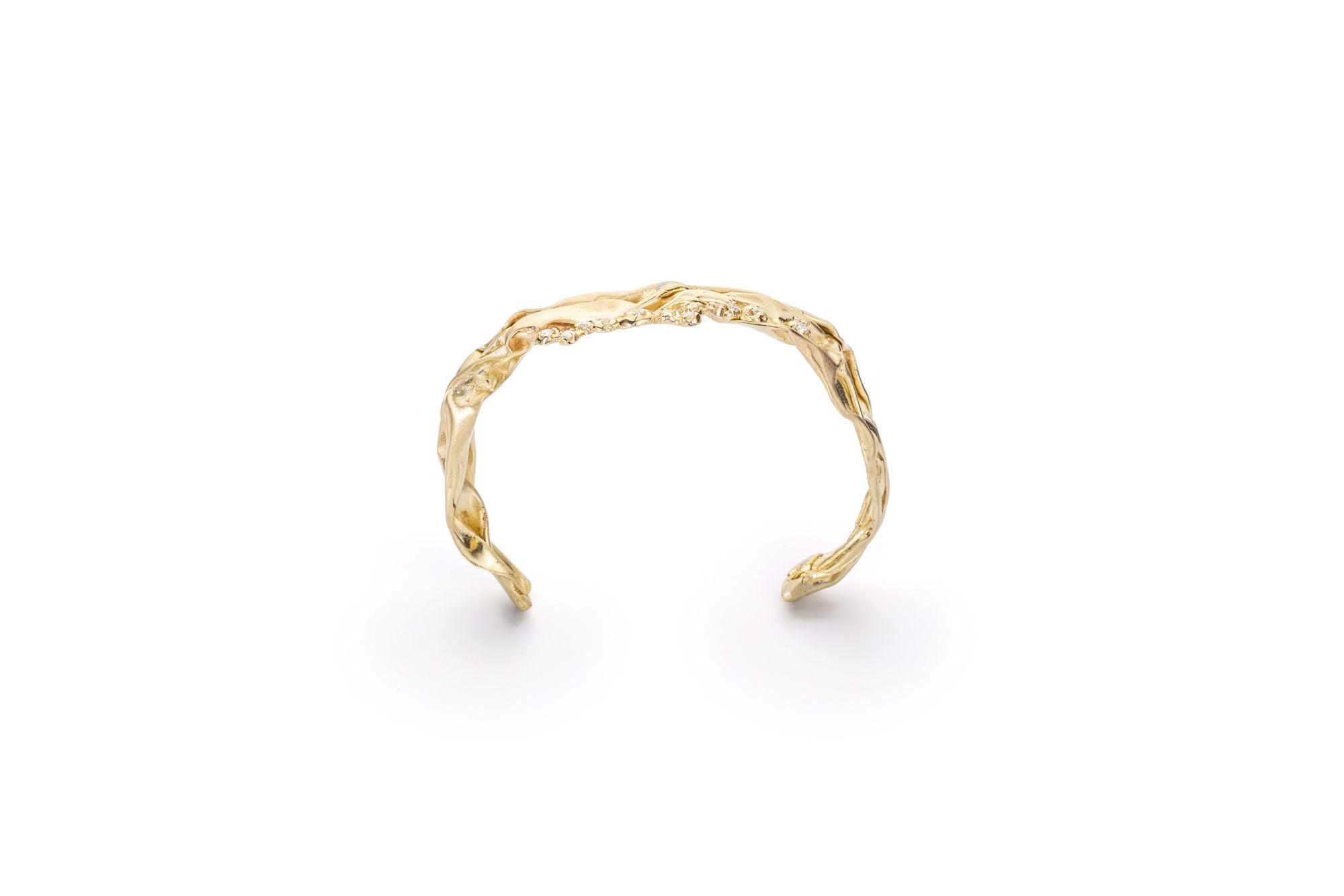 Fusion No 02 18K Gold, Whitegold or Rosegold Bracelet w. Diamonds