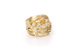 Fusion No 02 Diamant-Ring aus 18K Weißgold oder Rosegold 