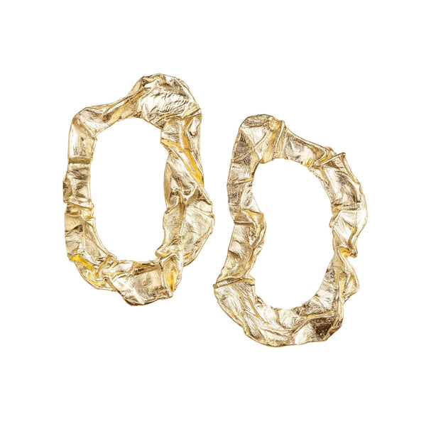 Wrap Big No 01 18K Gold, Whitegold or Rosegold Earrings