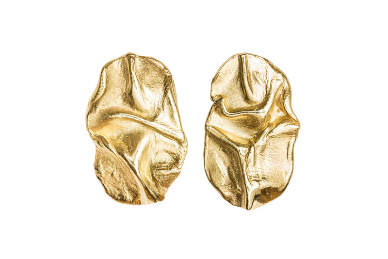 Wrap Oval No 02 Ohrringe aus 18K Gold, Weißgold oder Rosegold 
