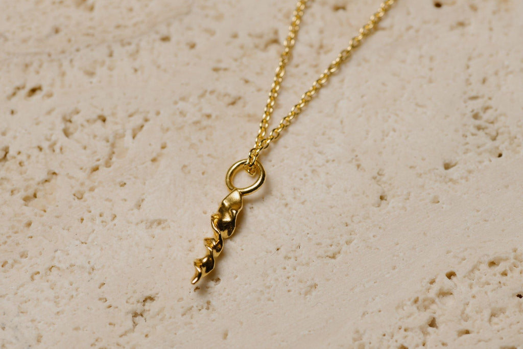 IX Conch Gold Plated Pendant