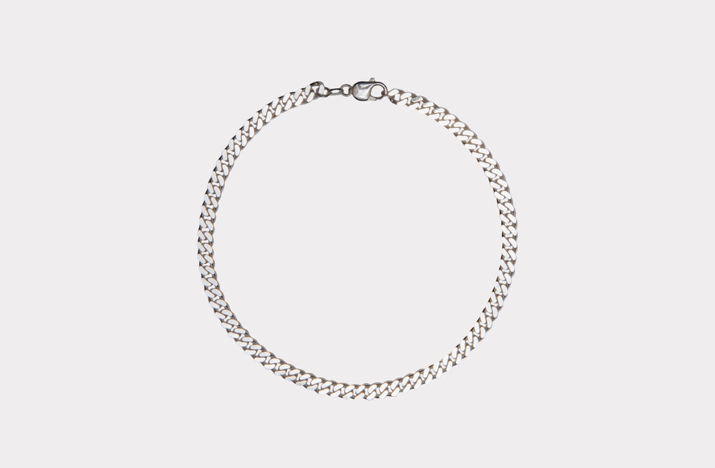 IX Curb Silver Necklace