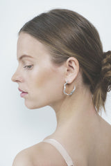 The World Silver Earrings