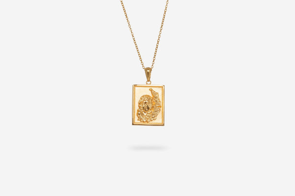 IX Merma Gold Plated  Pendant
