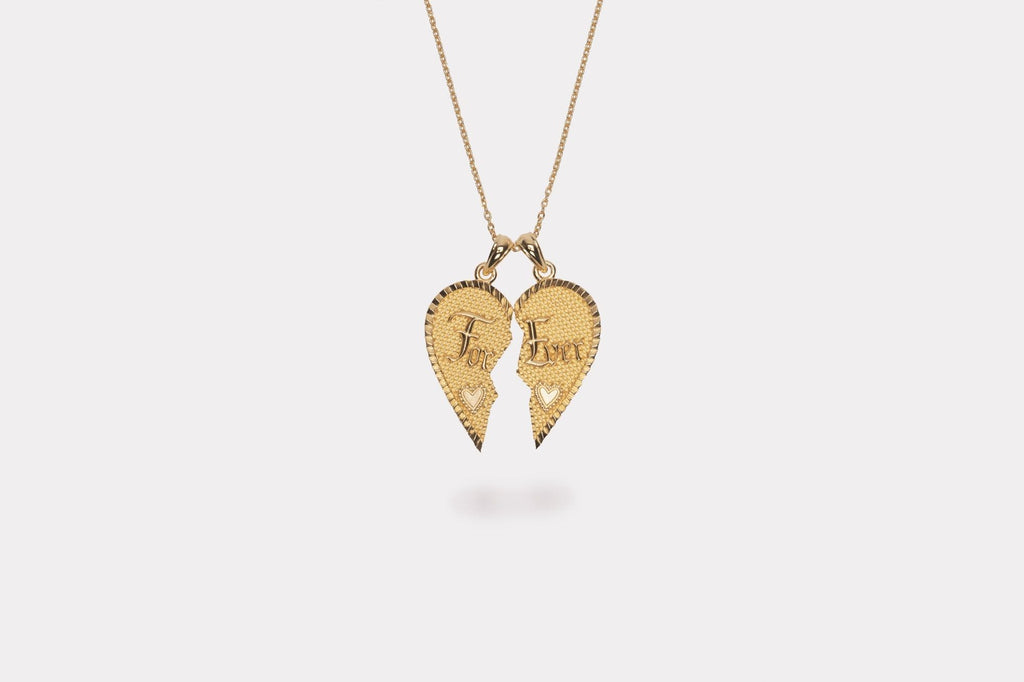 IX Forever Love Gold Plated Pendant