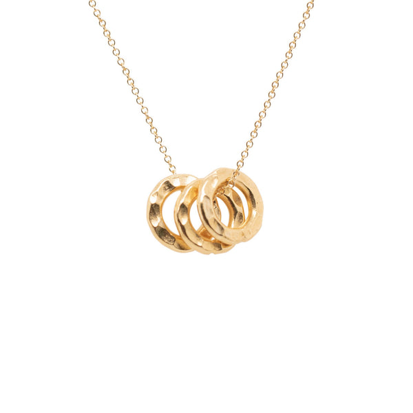 Facet Gold Plated Necklace