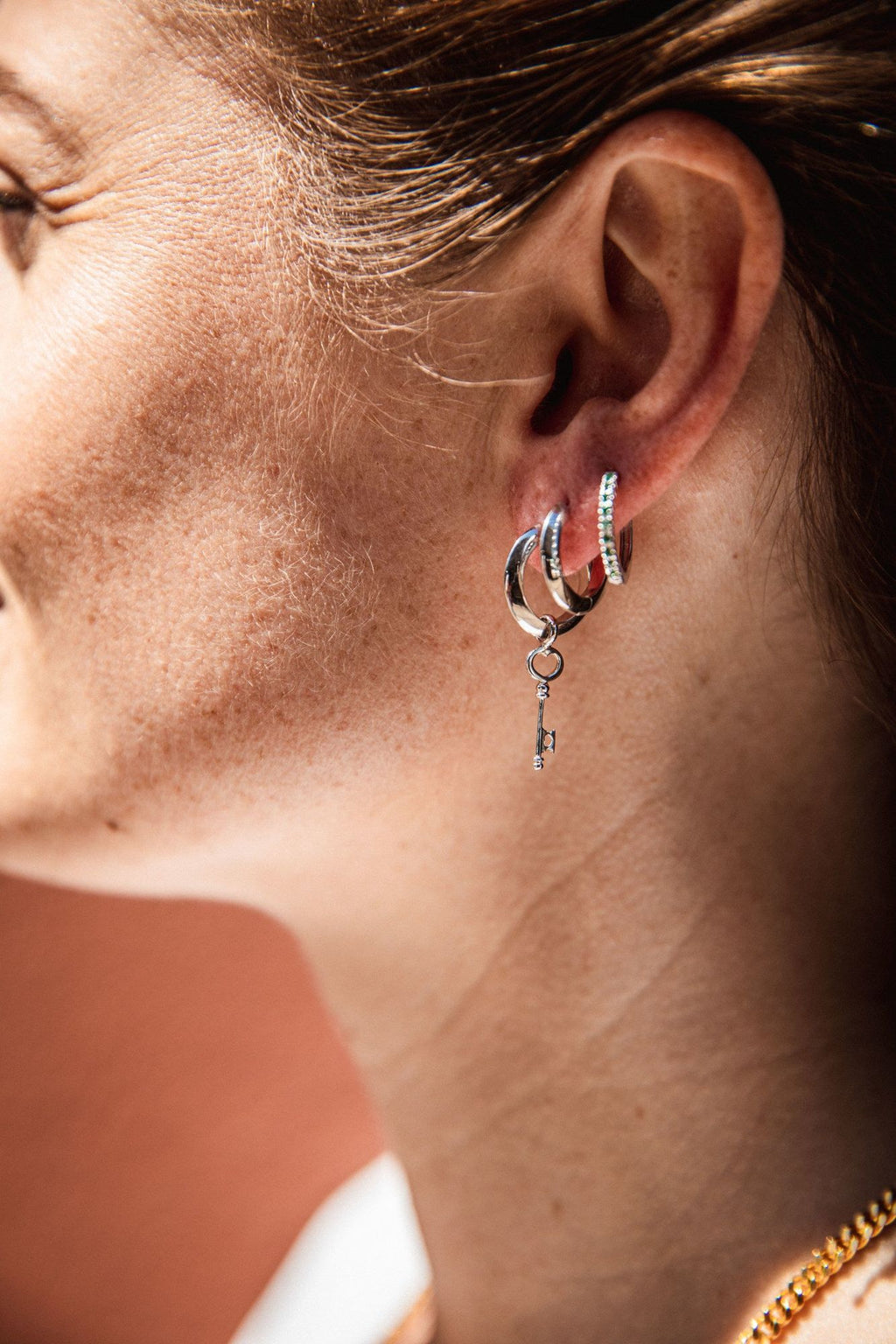 IX Nøgle Vedhæng Sølv