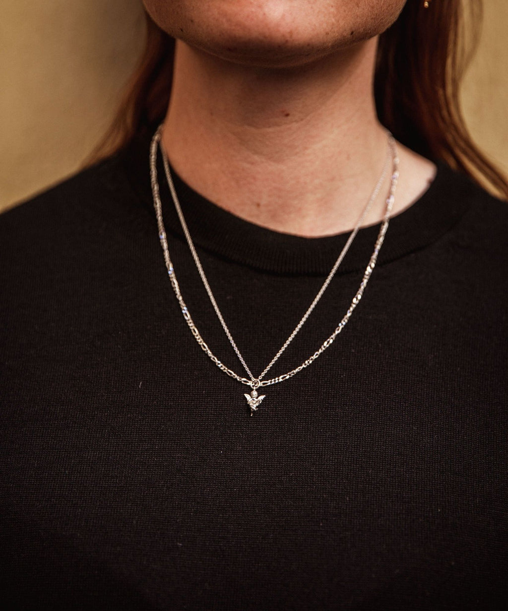 IX Angel Silver Pendant