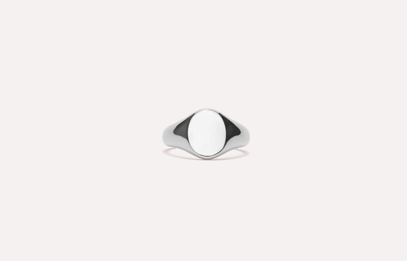 IX Mini Oval Signet  Ring