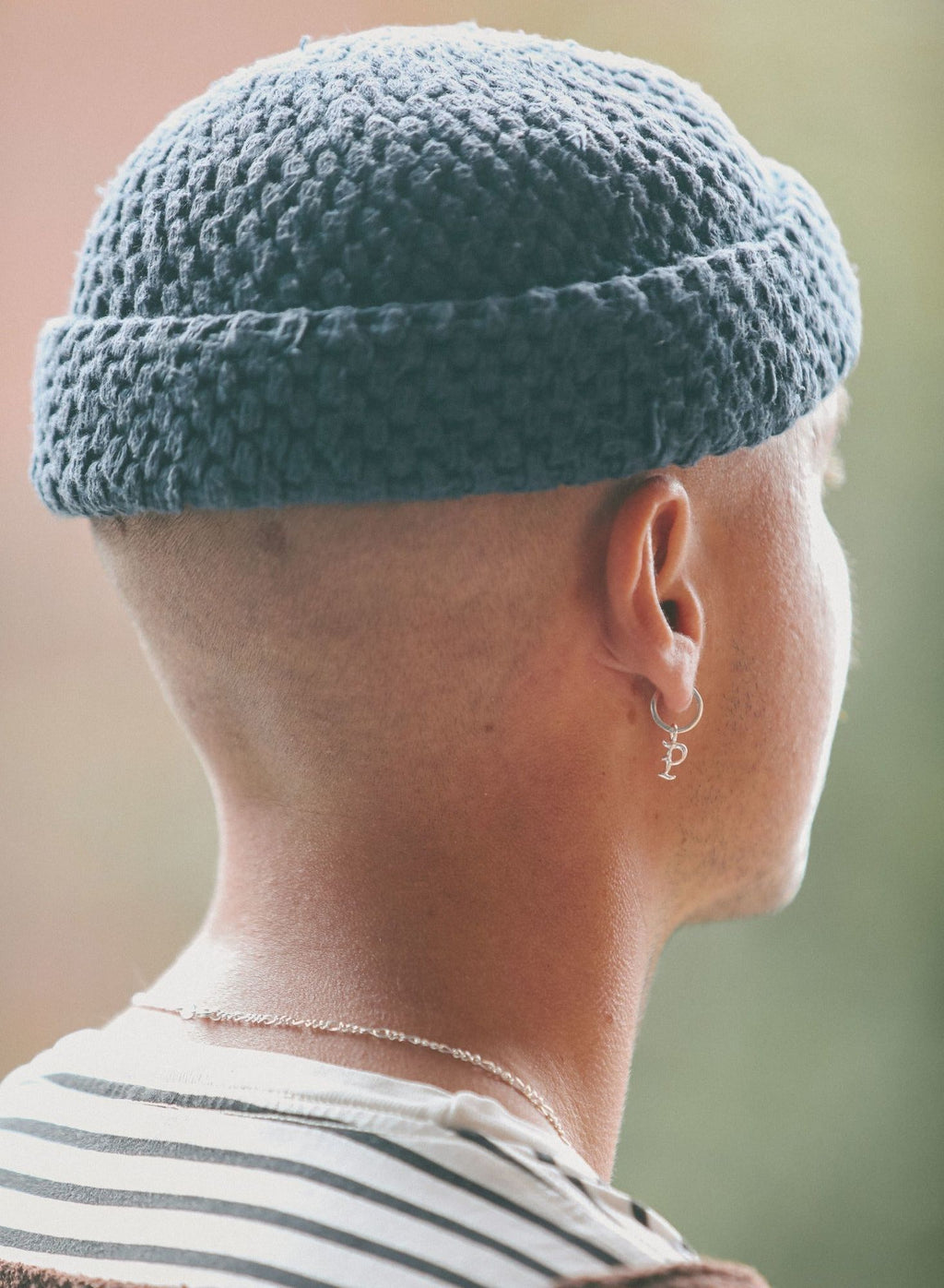 IX P Letter Silver Pendant