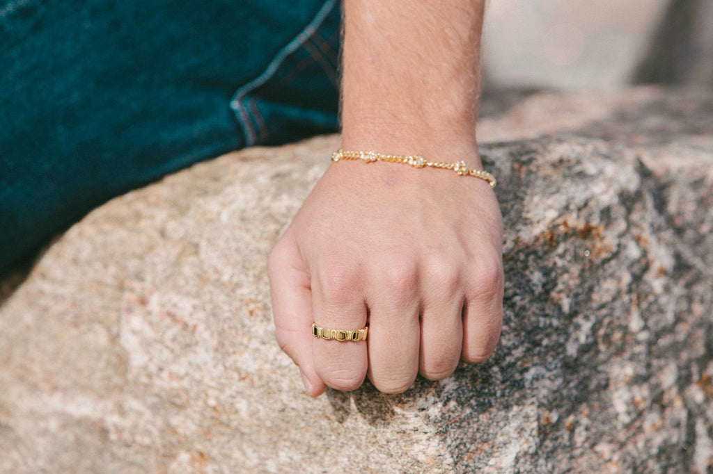 IX Tribute Gold Plated Ring