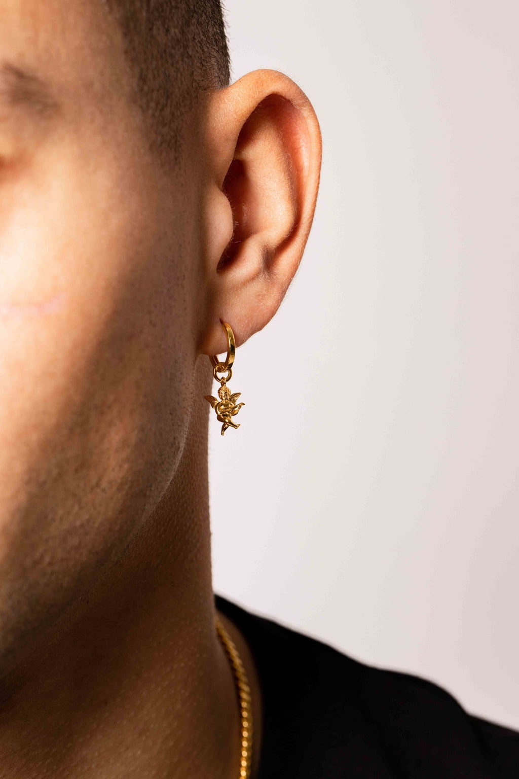 IX Angel Gold Plated Pendant