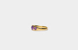 IX Trilliant Ring Gold Plated